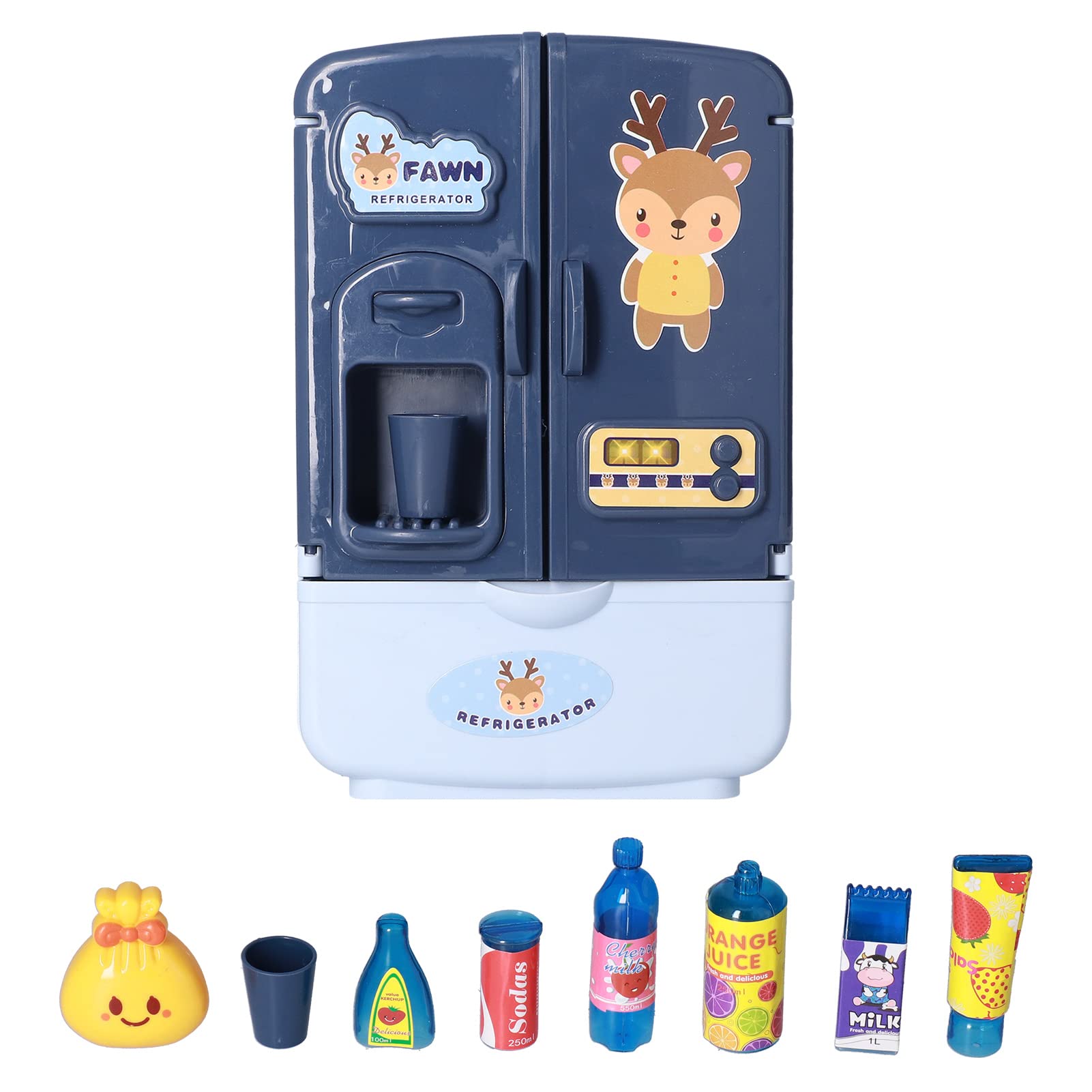 Amazon.co.jp: おもちゃの冷蔵庫、キッチンのおもちゃの冷蔵庫 (506-36