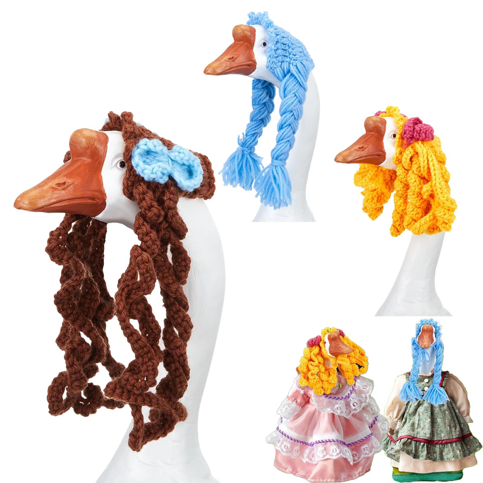 Costumes d'oies pour porche ornement domestique jardin et pelouse