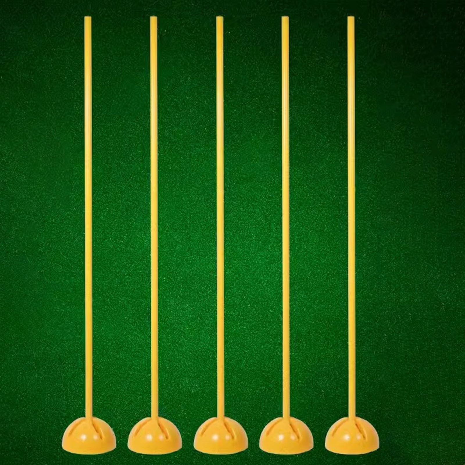 RENLXFI Soccer Agility Poles Set, Flexible Sports Trainning Speed Pole, Slalom Poles with Rubber Base, Can Be Used for So Many Different Drills (Size : 1.5m/59.1in, Color : 6packs)