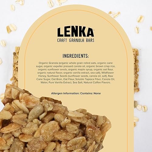 Miniatura 8 de Lenka Barras  Barras de aperitivos de nueces y bayas, sin gluten, altas en fibra, kosher, saludables, sin sabores artificiales, envueltas
