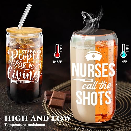 Miniatura 9 de Purpeak Juego de 6 regalos de agradecimiento para enfermeras, regalo divertido para la semana de la enfermera, regalos de emergencia para