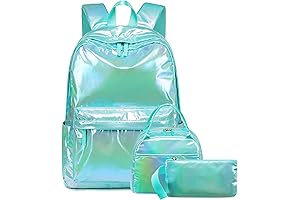 LEDAOU Backpack for Girls: The Perfect School Companion with Matching Lunch Bag and Pencil Case