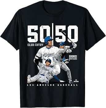 OHTANI 17 50/50 Tシャツ & フーディ OHTANI 17 50/50 Tシャツ & フーディ Shohei Ohtani 50/50