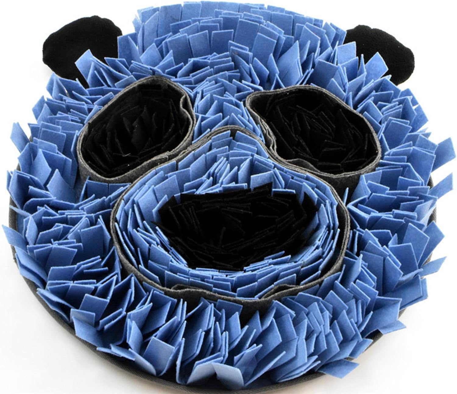 Pet Snuffle Pad for Dogs, Interactive Feed Game, Encourages Foraging Skills for Cats and Dogs, Dispenser Indoor (Blue)