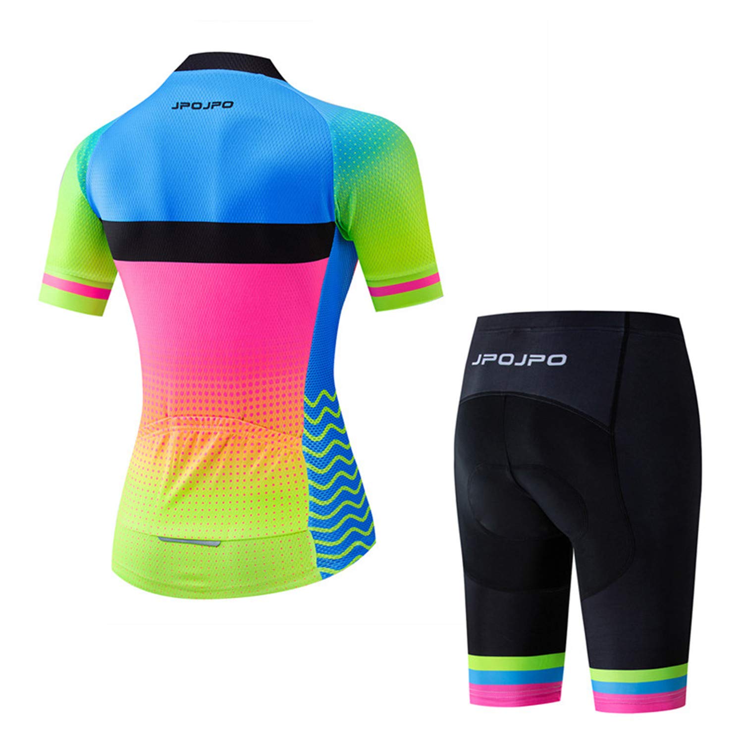weimostar Femmes Cyclisme Vêtements À Manches Courtes Jersey Ensembles Bib Shorts Été Cyclisme Ensembles Ré