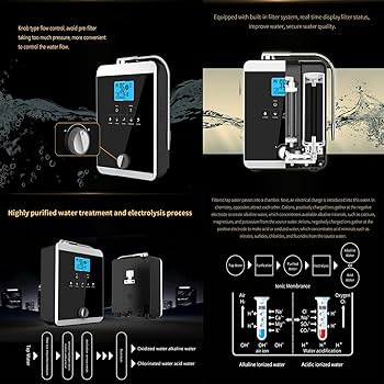 Amazon | アルカリ水機、水イオン化機、水素水生成器、pH 3.5