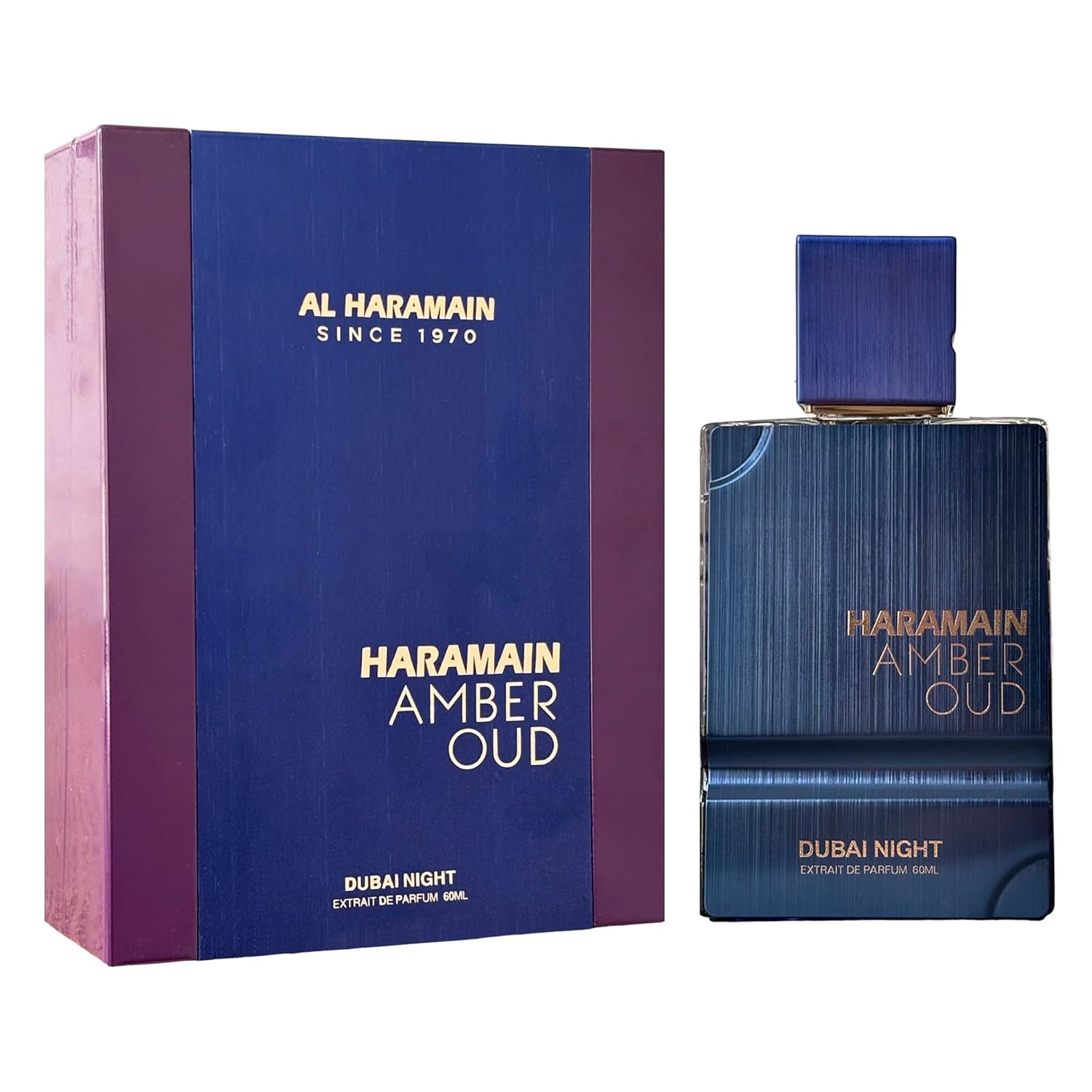 Al Haramain Amber Oud Dubai Night | Oud & Amber Cologne for Men | Long-Lasting Scent with Bergamot & Saffron 60ml (2.0 oz)