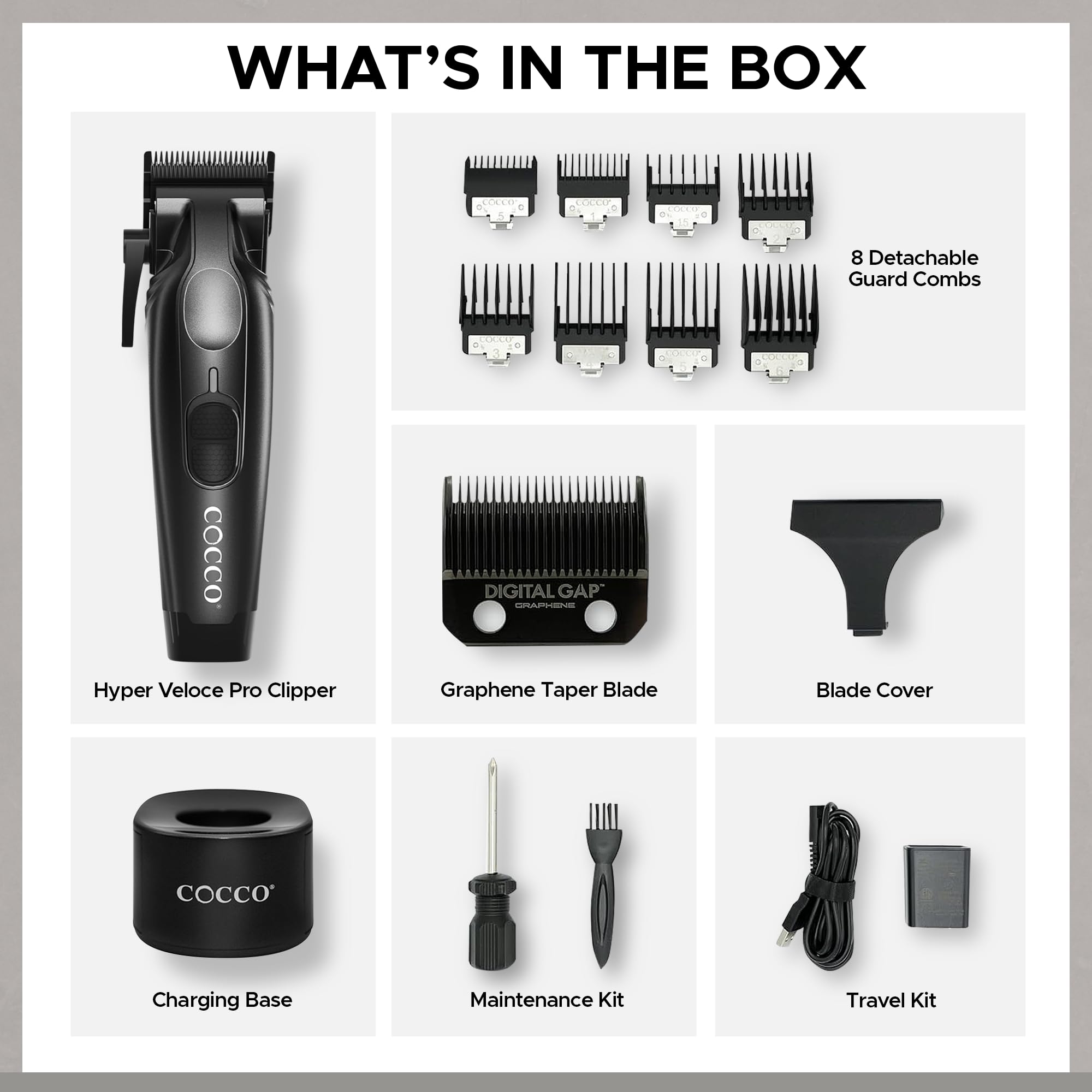 Cocco Veloce Pro Clipper - Matte Black