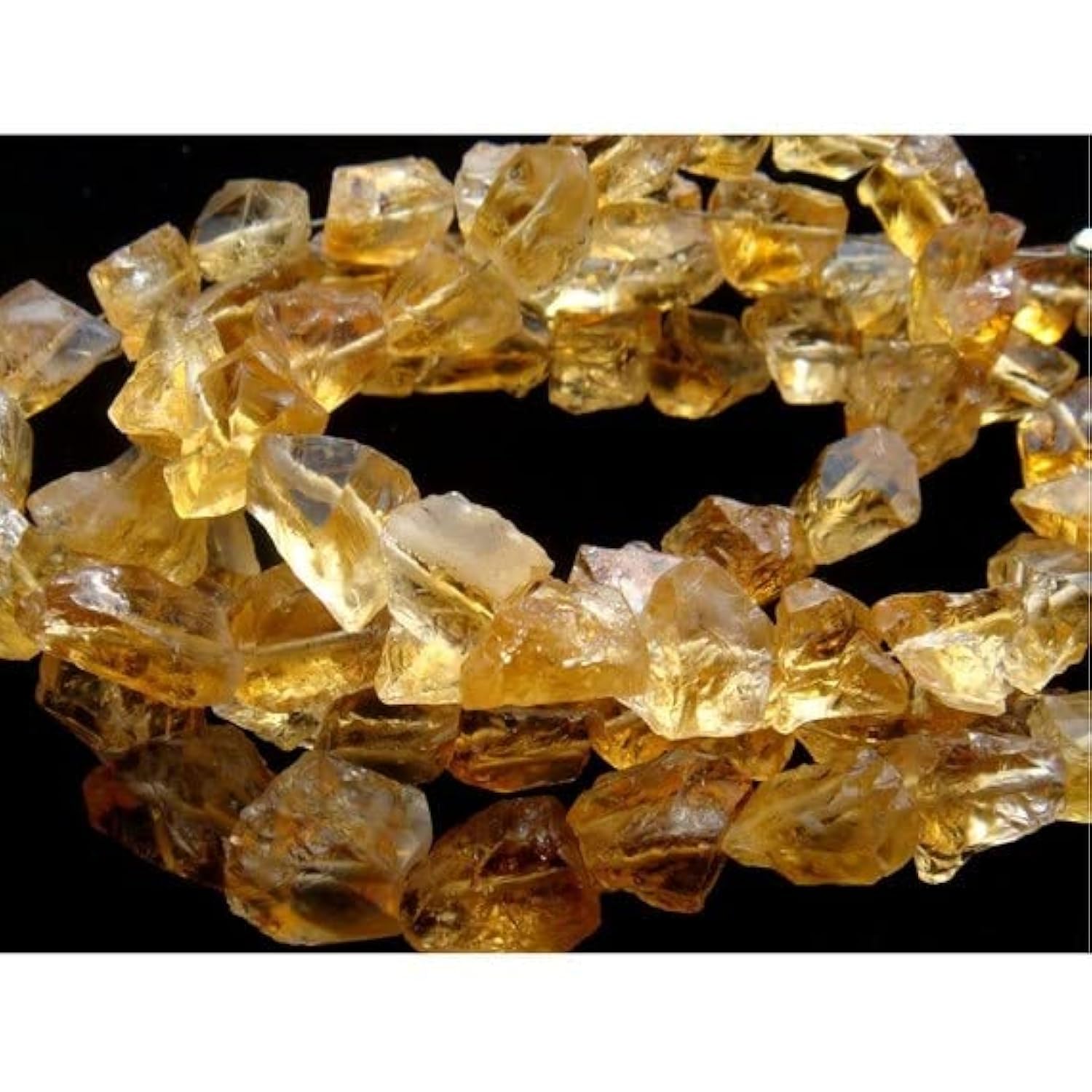 Citrine naturelle pour créer vos propres bijoux bohèmes et accessoires d'été
