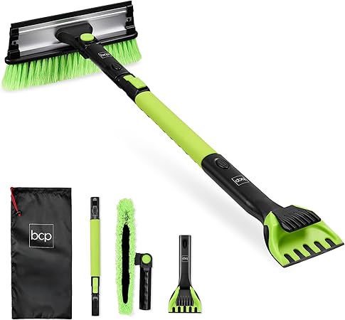 Best Choice Products Snow Brush with Squeegee & Ice Scraper,