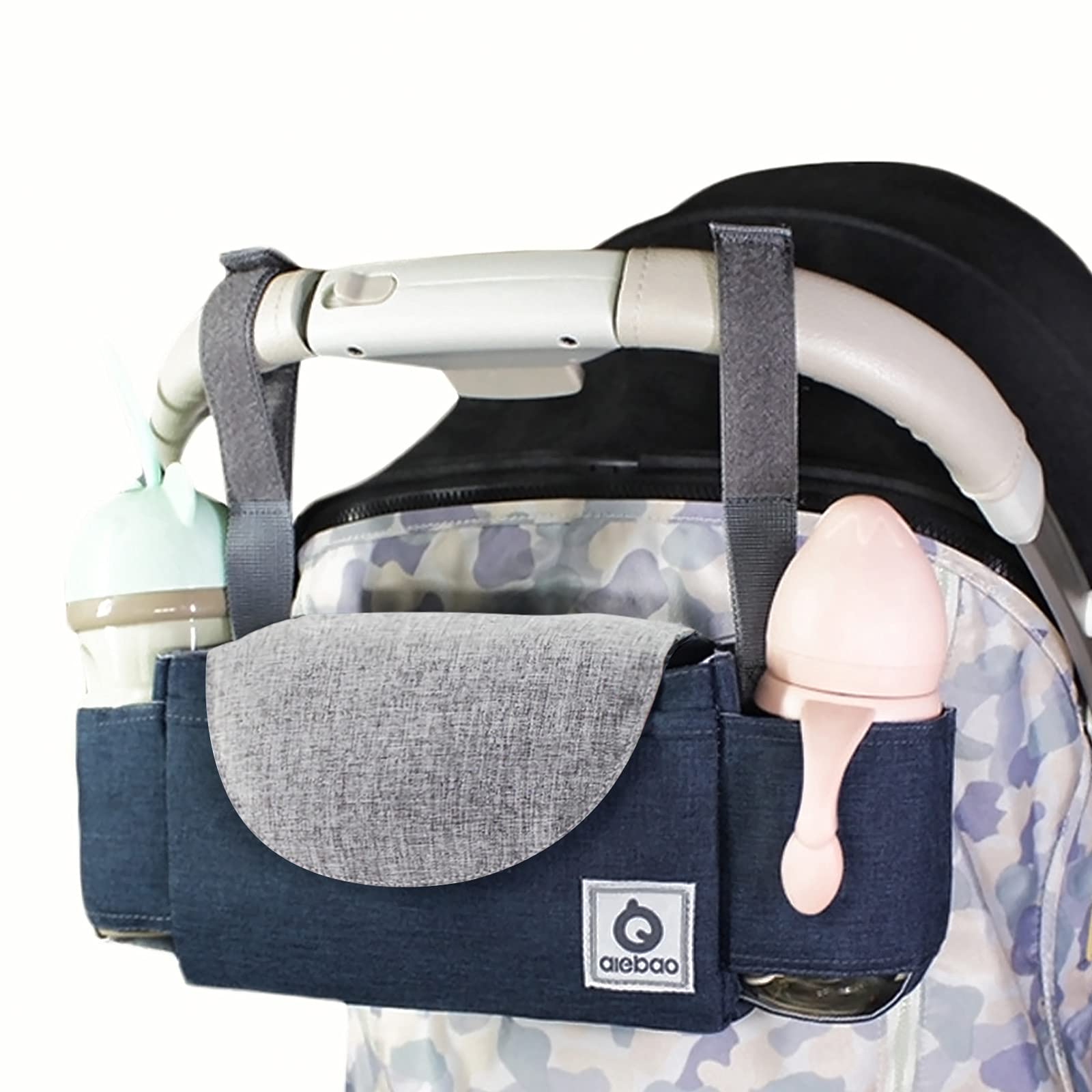 Borsa Organizer Per Passeggino SONARIN - Con Portabiberon, Tasca Salviette E Tracolla, Universale - Foto 7