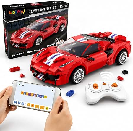 Amazon.com: Qihui Mechanical Master R/C Block Car 2-In-1-Blue