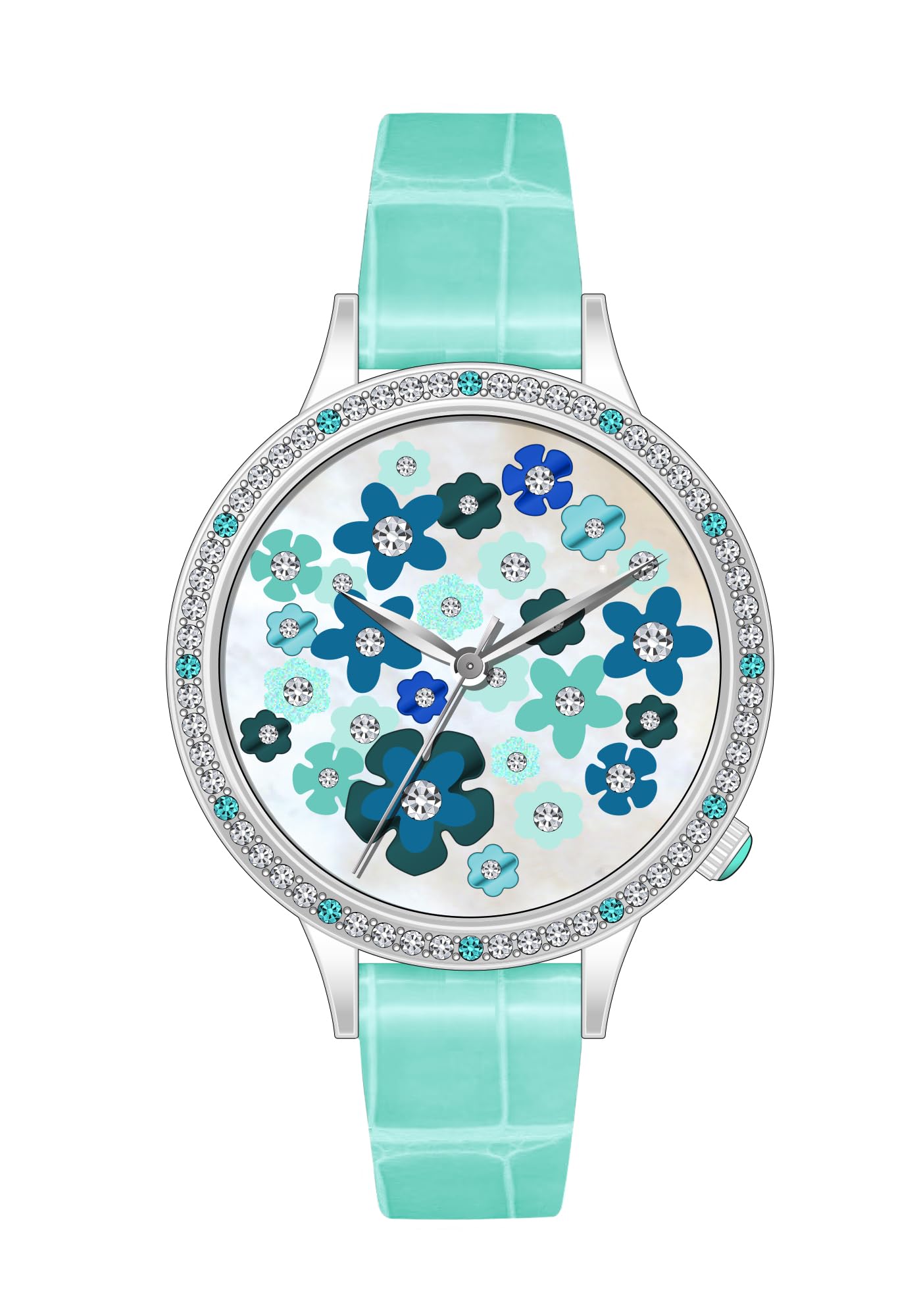 BisleyWomen's Wrist Watches Leather Band Waterproof Analog Watch for Ladies Female