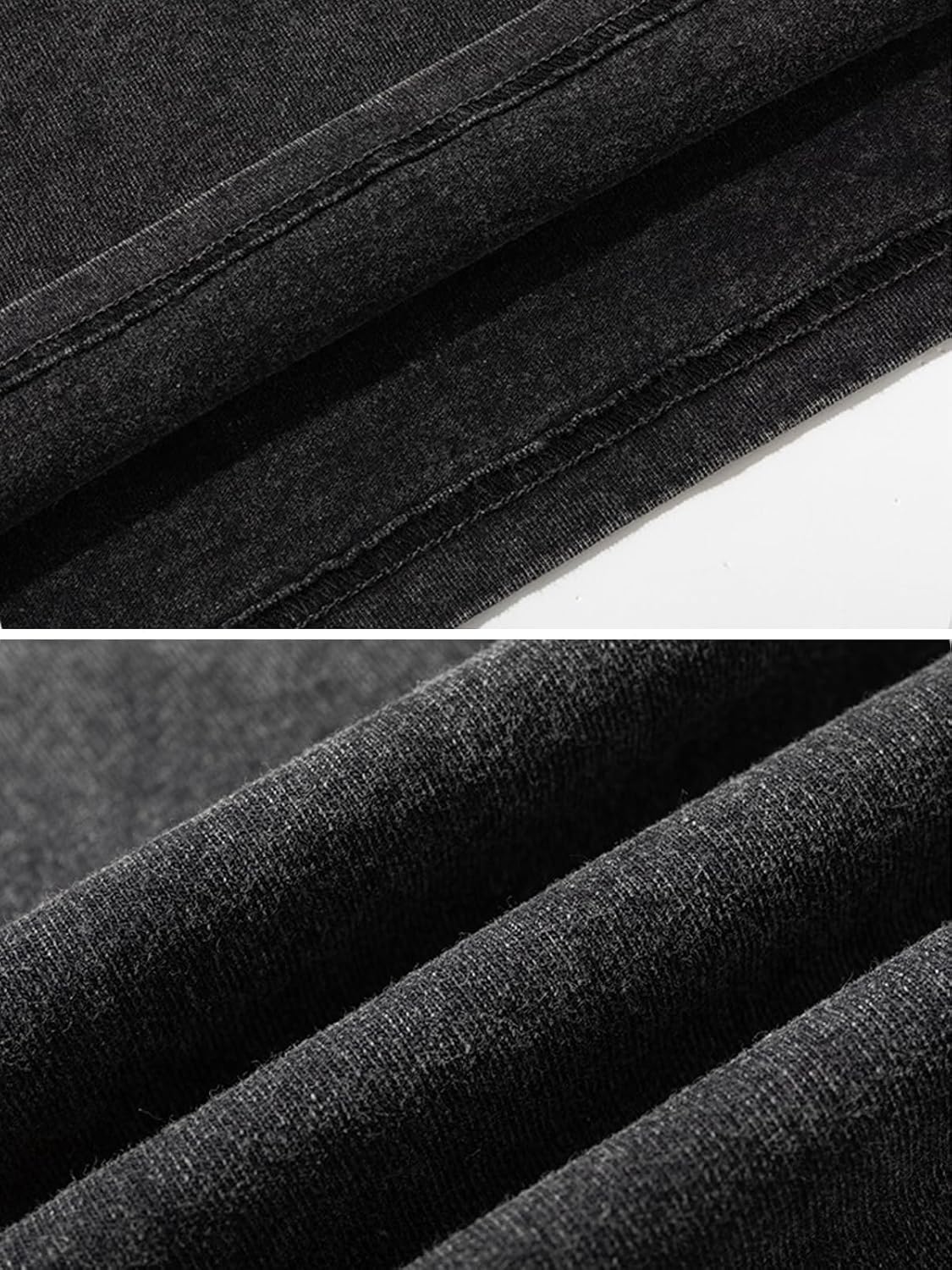 Mens T-Shirts Womens Oversized T Shirts Basic Cotton Vintage Plain Tees Short Sleeve Summer Tops Workout - Image 5