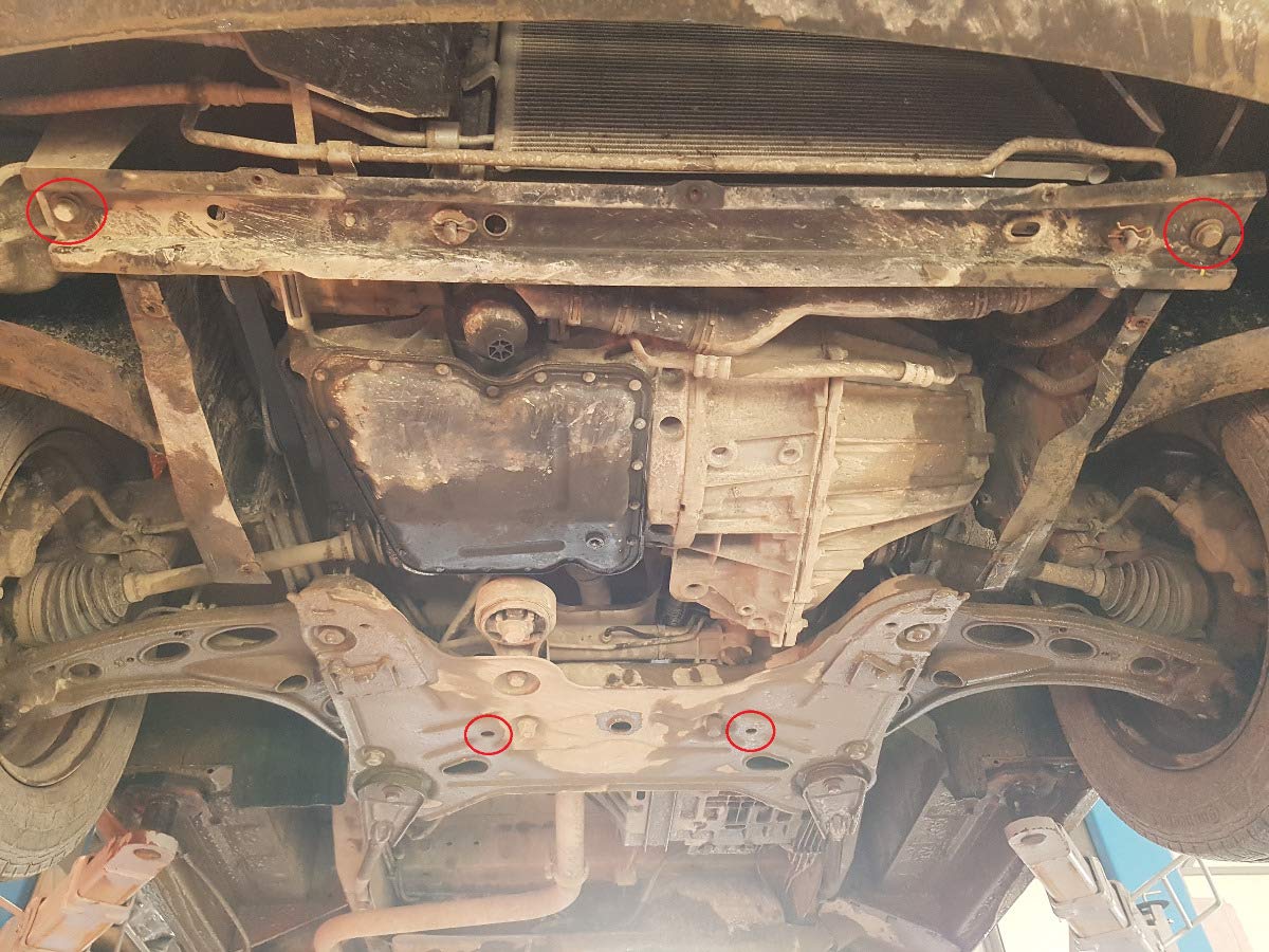Protección de motor metálica compatible con Opel Vivaro (2001-2014)