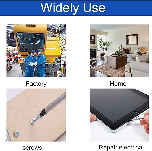 Miniatura 6 de 10 puntas de destornillador magnéticas hexagonales antideslizantes Phillips (PH3 x 1.969 in)