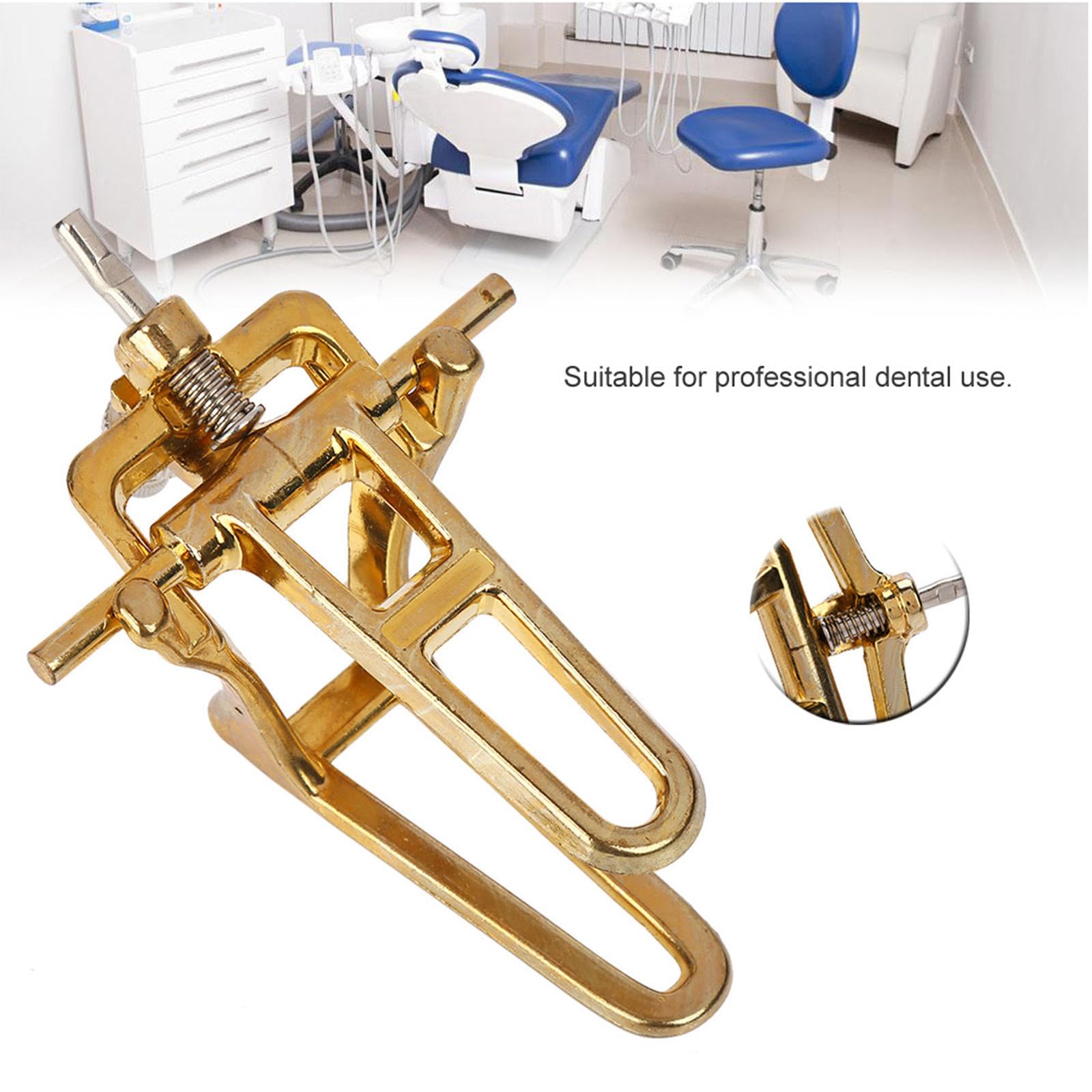 3pcs Edelstahl Dental Artikulator, L/M/S Größe okkludierenden Rahmen Set verchromt voll hohen Bogen einstellbar Dental Lab Tools
