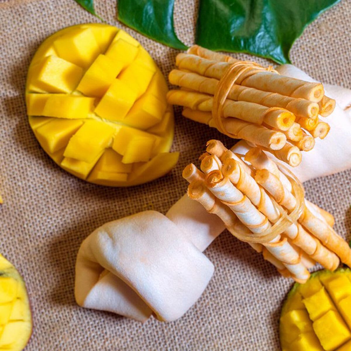 Gloria Snackys Rawhide Masticable Palitos Sabor Mango 150 g