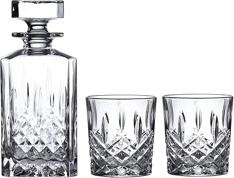 Marquis By Waterford Markham Square Decanter & Double Old Fashion Pair Set - Thumbnail 2