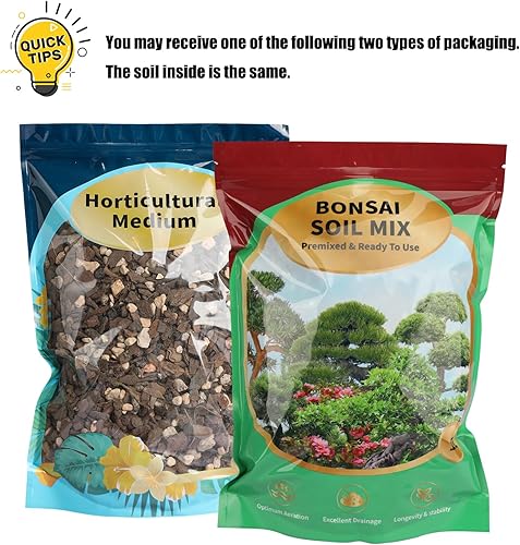 Miniatura 8 de Mezcla de tierra para bonsái premium con aireación y drenaje mejorados, 1 cuarto de galón, tierra para macetas de bonsái de grado profesional