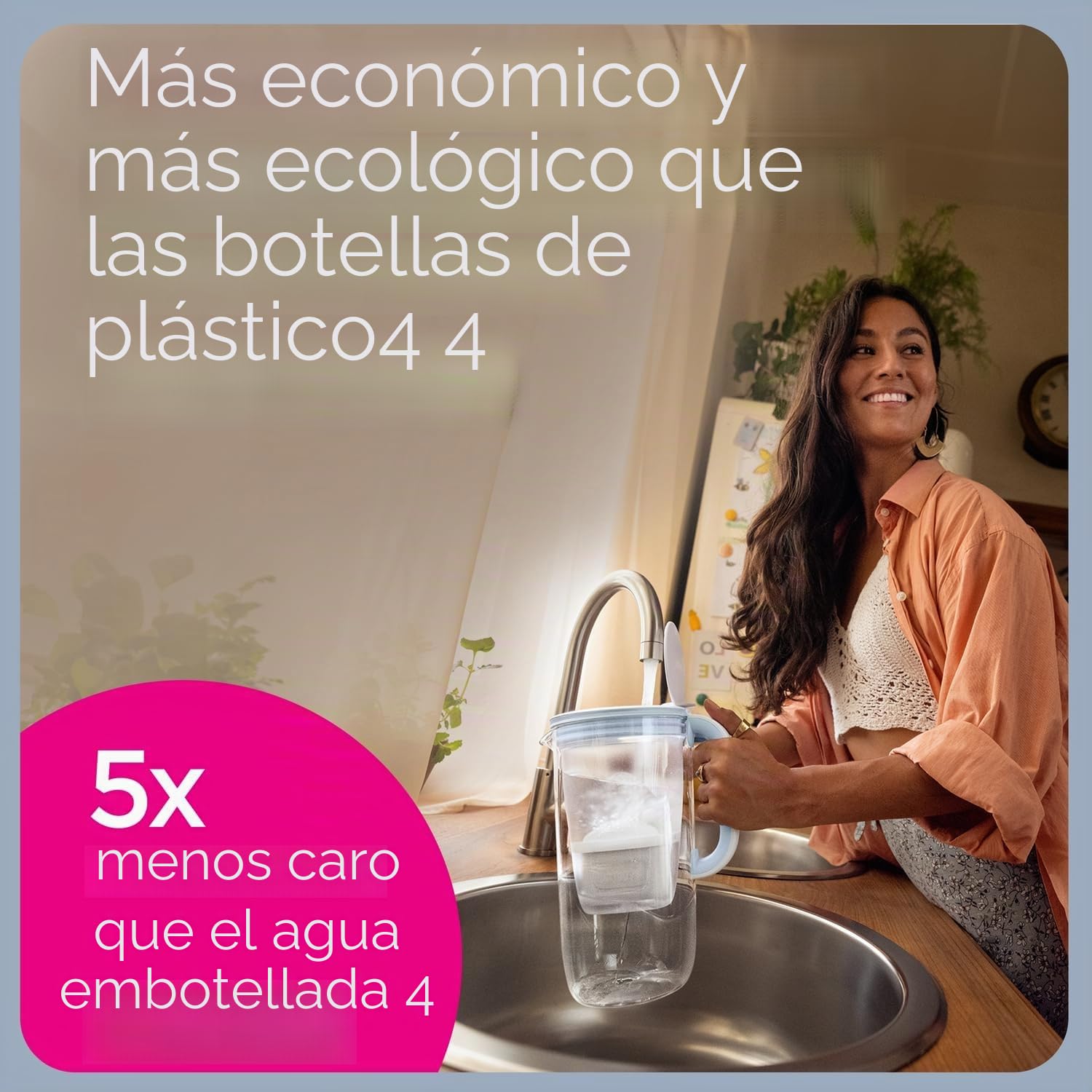 BRITA Jarra filtrante Marella Graphite (2,4l) incl 3 cartuchos filtro de agua grifo MAXTRA PRO All-in-1 reduce PFAS, piedra caliza, cloro, algunas impurezas y metales indicador temporal, ecoembalaje