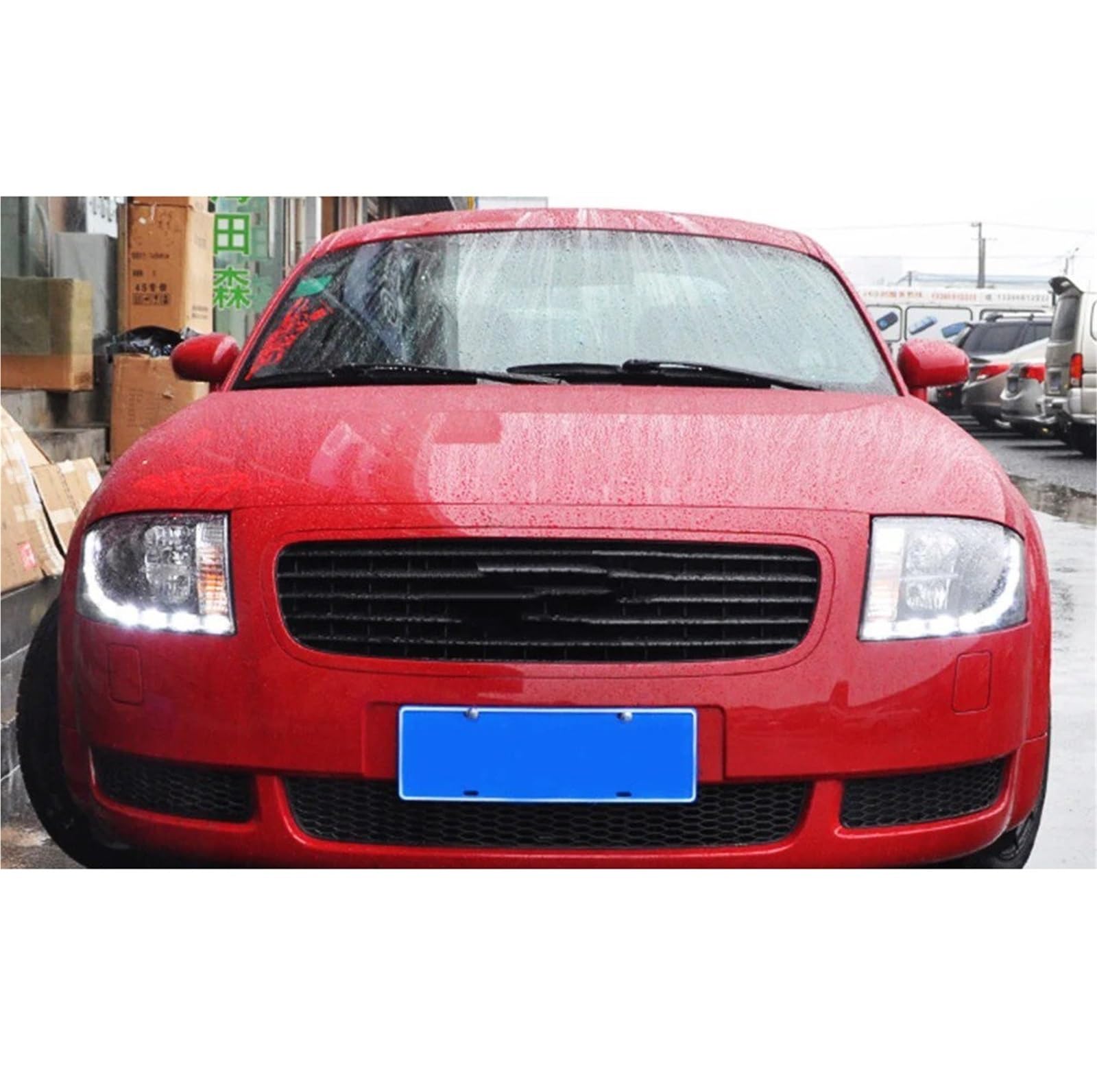 per TT 1999-2005 Faro Anteriore Faro Anteriore DRL Indicatore di direzione Buon Fascio Angel Eye Lente proiettore Gruppo fari Anteriori