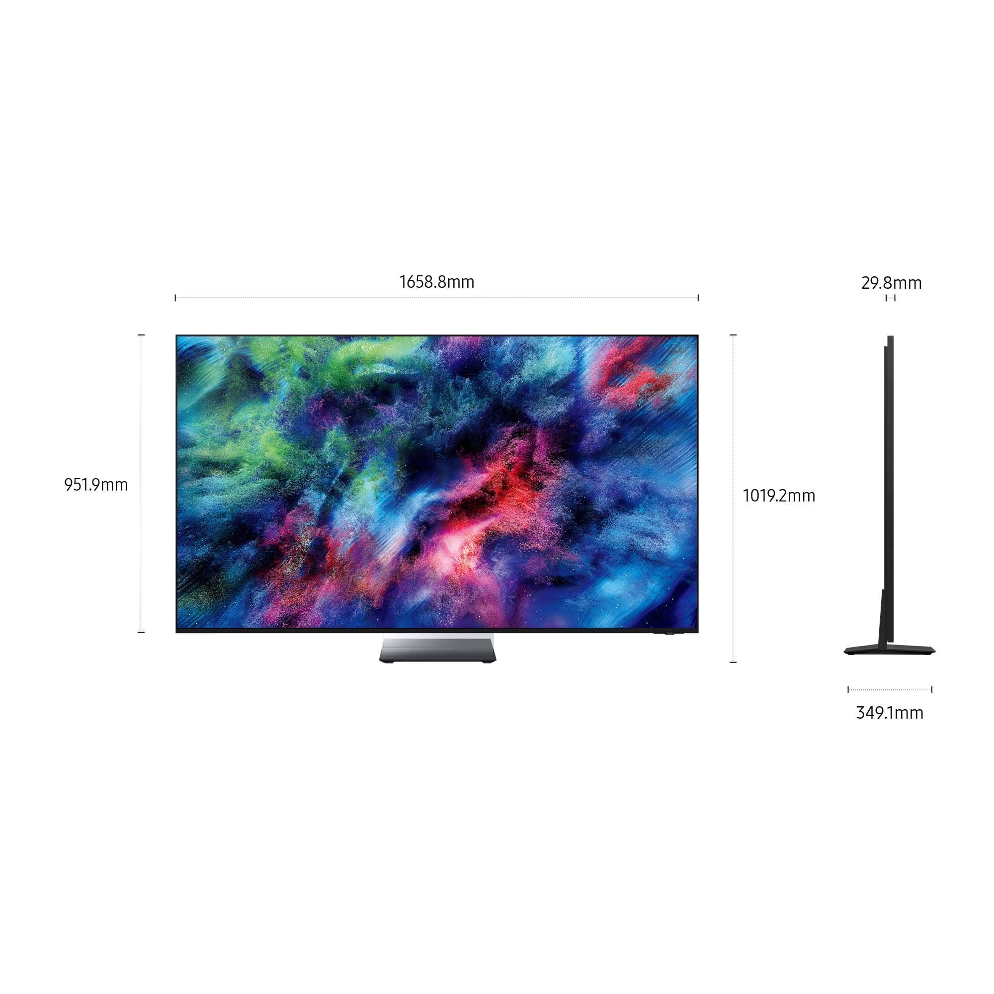 Samsung Smart TV 75" MRE75R95HATXZT Micro RGB 4K Glare Free, HDR10+, Motion Xcelerator 165Hz, Dolby Atmos, Super Picture Enhancer, Vision AI, Alexa Built-in, PACCHETTO INTRATTENIMENTO, 2026