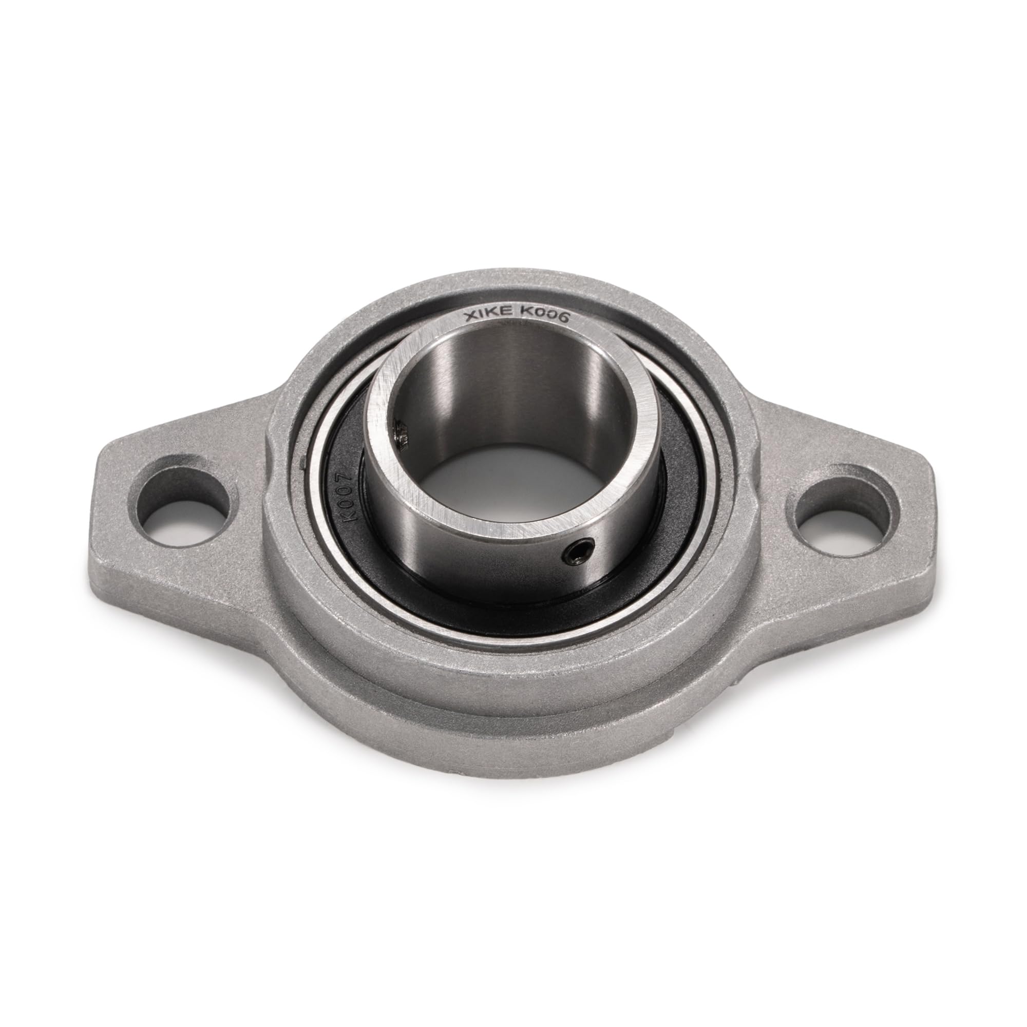XiKe 4 pezzi KFL006 foro 30 mm lega di zinco montato cuscinetto sferico tipo flangia autoallineante Adatto per stampanti 3D ecc.