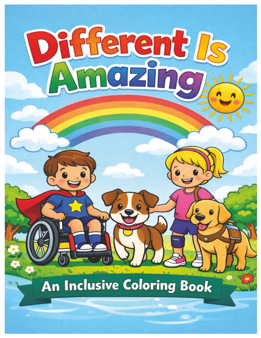 Different Is Amazing: An Inclusive Coloring Book