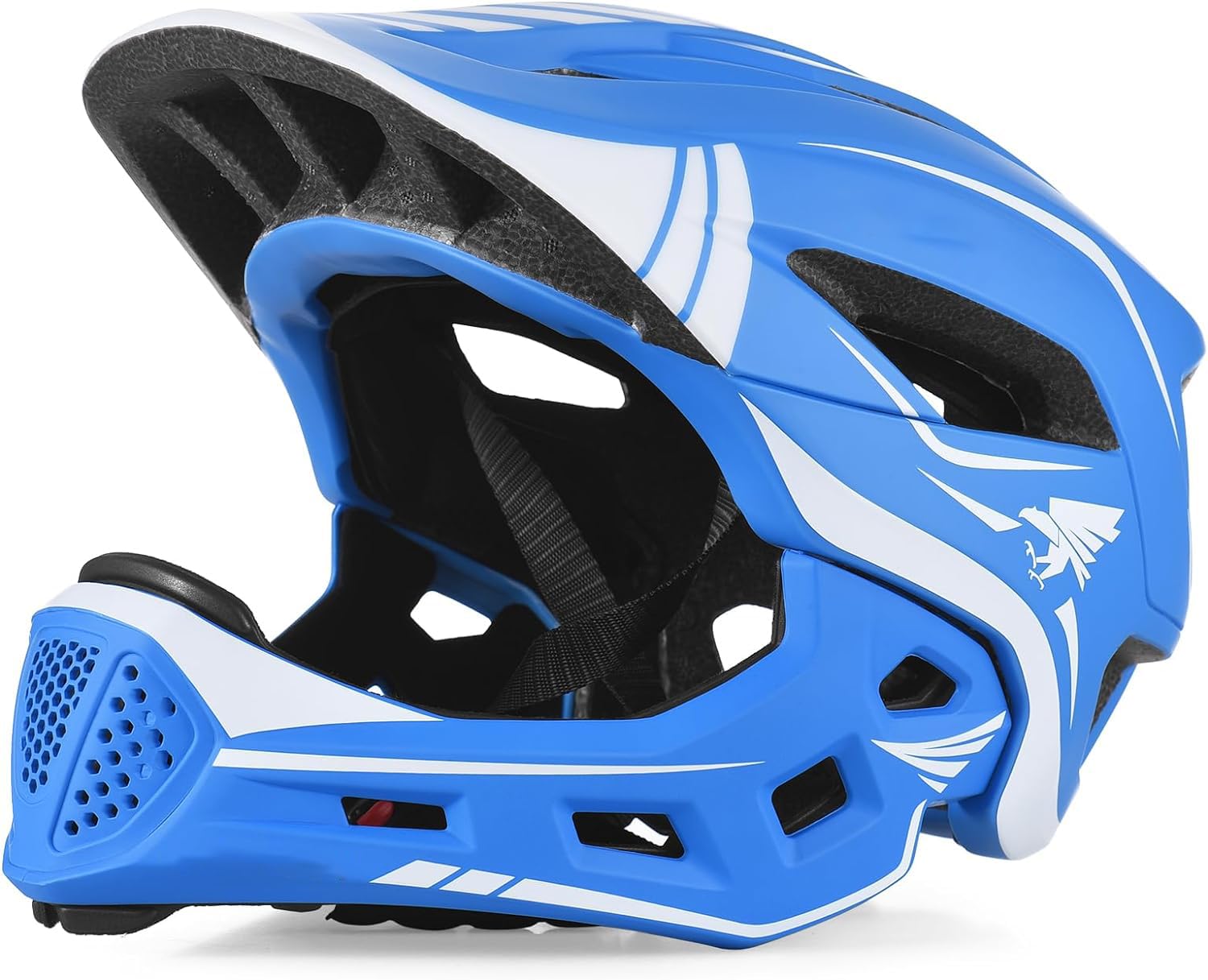 Casque intégral pour enfants avec protège-menton amovible Kavolet