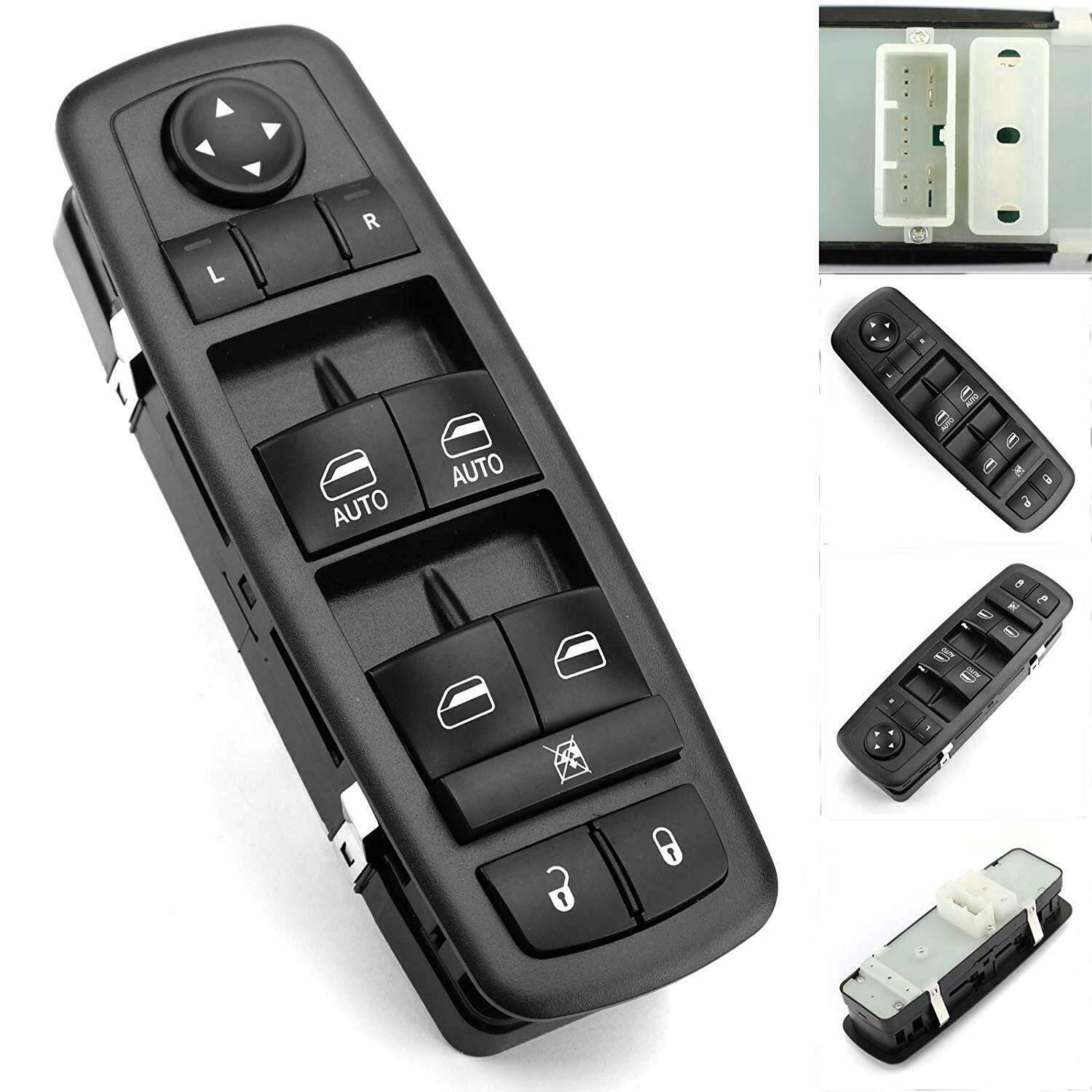 Driver Door Master Power Window Switch Compatible for 2011-2014 Jeep Grand Cherokee Dodge Durango Replace OE # 68086693AC 68086693AD- Double Auto 11 PINS, Please Check OE Number and Plug PINS Driver Door Master Power Window Switch Compatible for 2011-2014 Jeep Grand Cherokee Dodge Durango Replace OE # 68086693AC 68086693AD- Double Auto 11 PINS, Please Check OE Number and Plug PINS