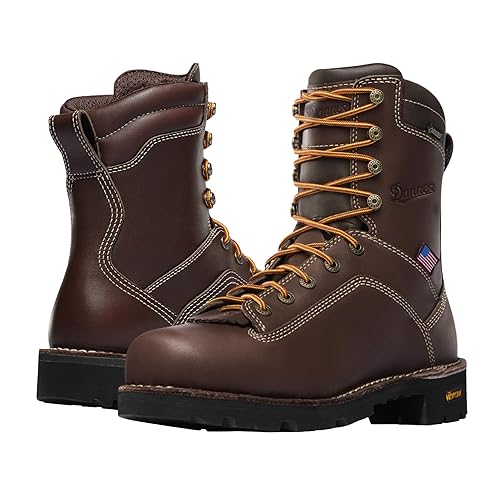 Danner Men’s Quarry 8-Inch USA-Made Brown Work Boot