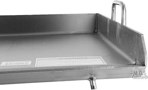 Miniatura 3 de Parrilla de parrilla de acero inoxidable 32 "x 17" Plancha BBQ Heavy Duty Comal al aire libre Estufa nueva