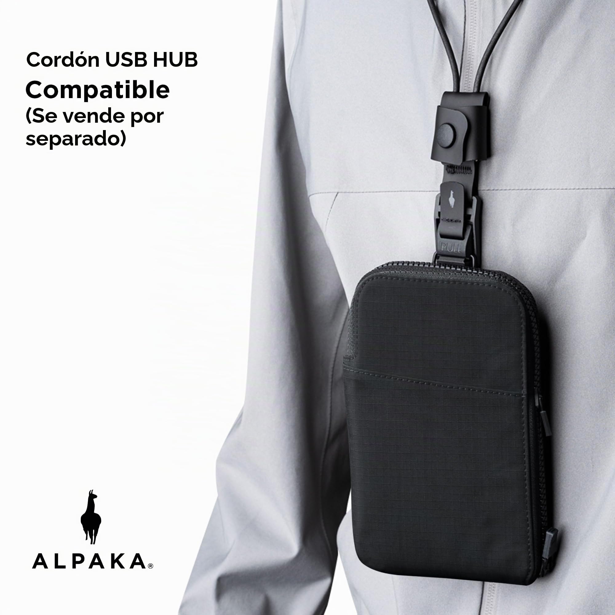 ALPAKA Zip Travel Wallet - Portapasaportes RFID y Portatarjetas, Cartera de Viaje Compacta para Pasaporte y Tarjetas