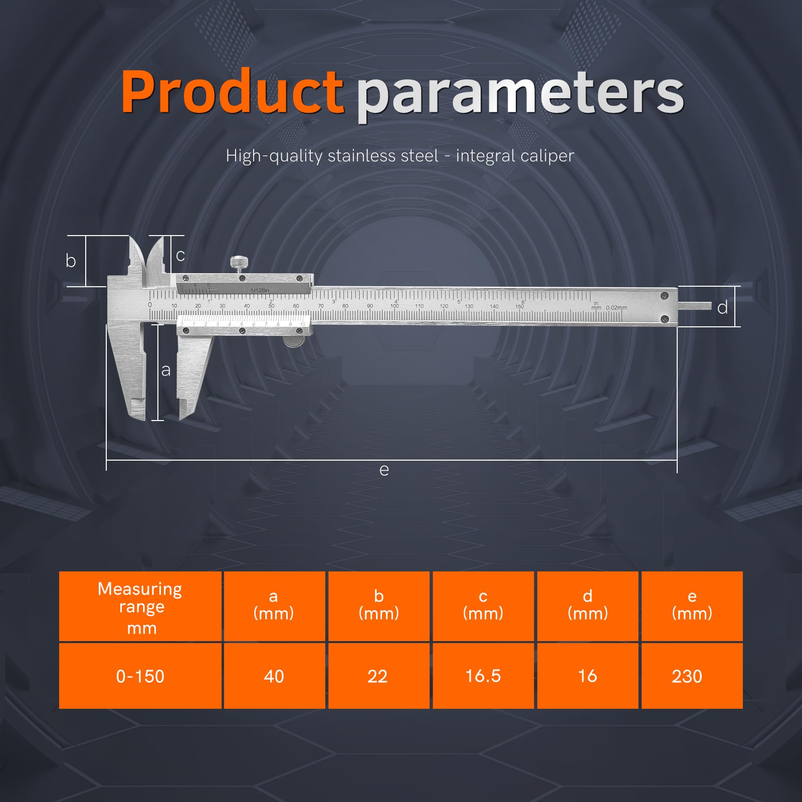 6-Inch Vernier Caliper - Precision Measurement Tool -7 6-Inch Vernier Caliper - Precision Measurement Tool -7