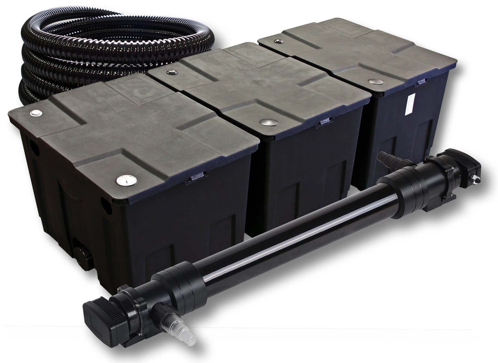 SunSun CBF-350C Teichfilter 90000 L Durchlauffilter CUV-672 UVC Klärer 72W 5m Schlauch 25 mm