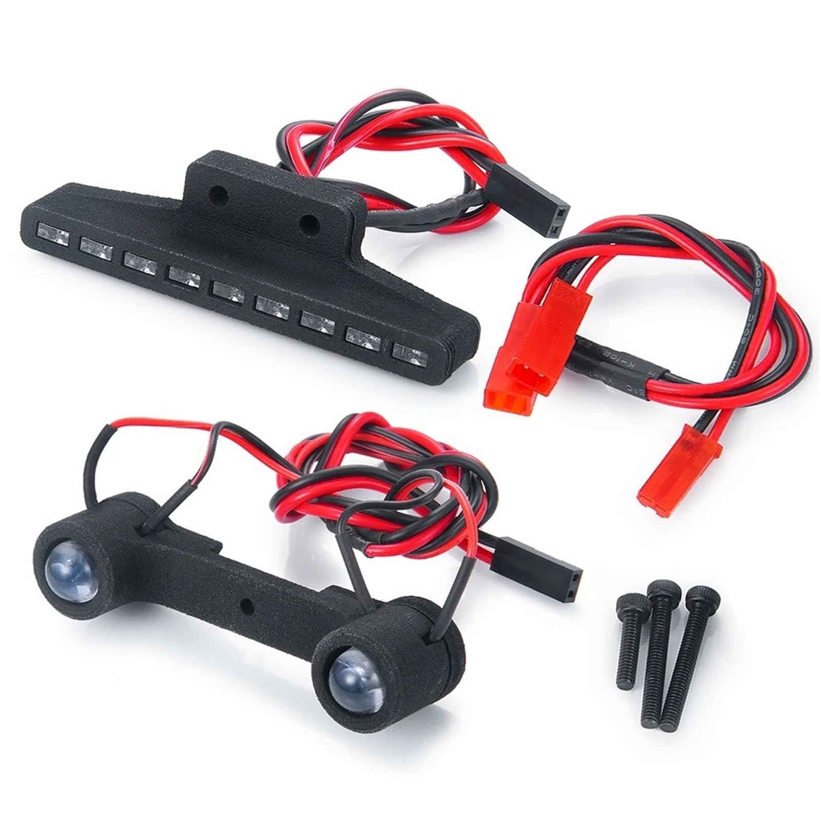 RC Auto Modell Zubehör Für Buggy E-RVEO 1076-3 1/16 Lichter Kit Vorne Hinten Rücklicht Scheinwerfer Lampe Bar Für Mini RC Auto Teil Modell Zubehör