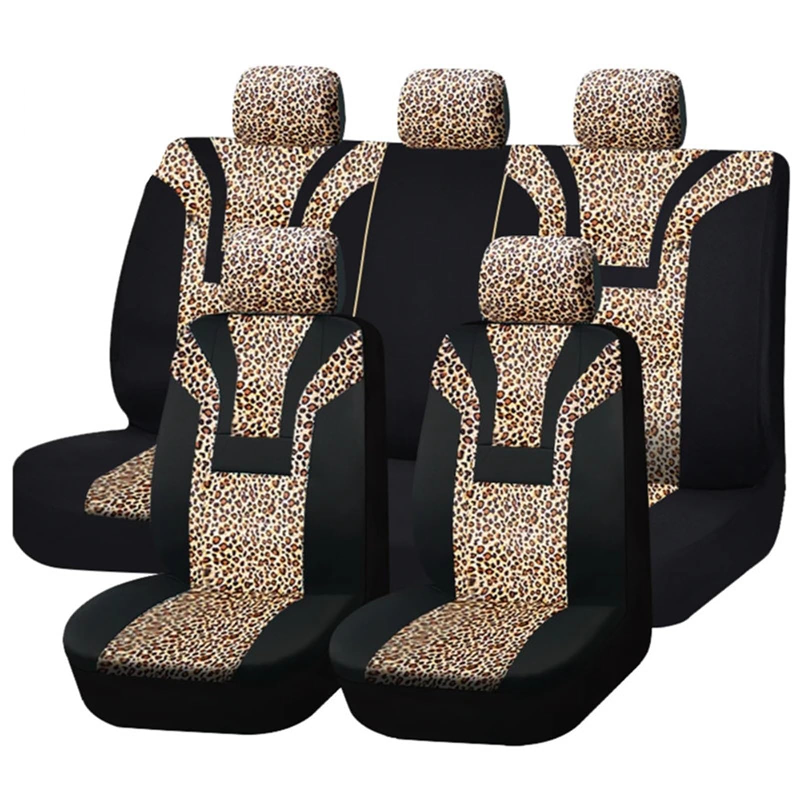 Juego Asientos Coche Funda Universal Invierno Para Asientos Coche 5 Plazas Aplicable A La Mayoría De Coches SUV Camiones Y Furgonetas. Accesorios Decoración Interior(Browm)