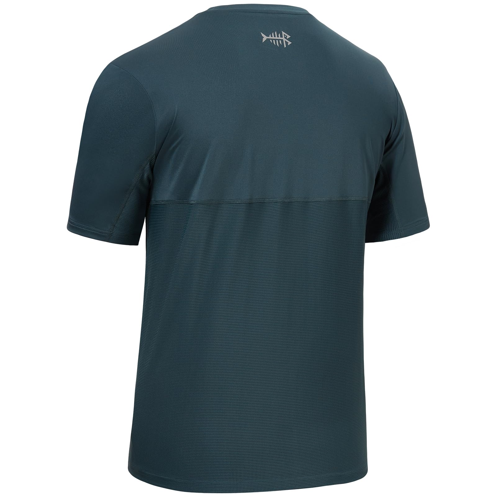 Bassdash - Maglietta da Uomo, con Protezione Solare UPF 50+, Maglietta a Maniche Corte da Pesca