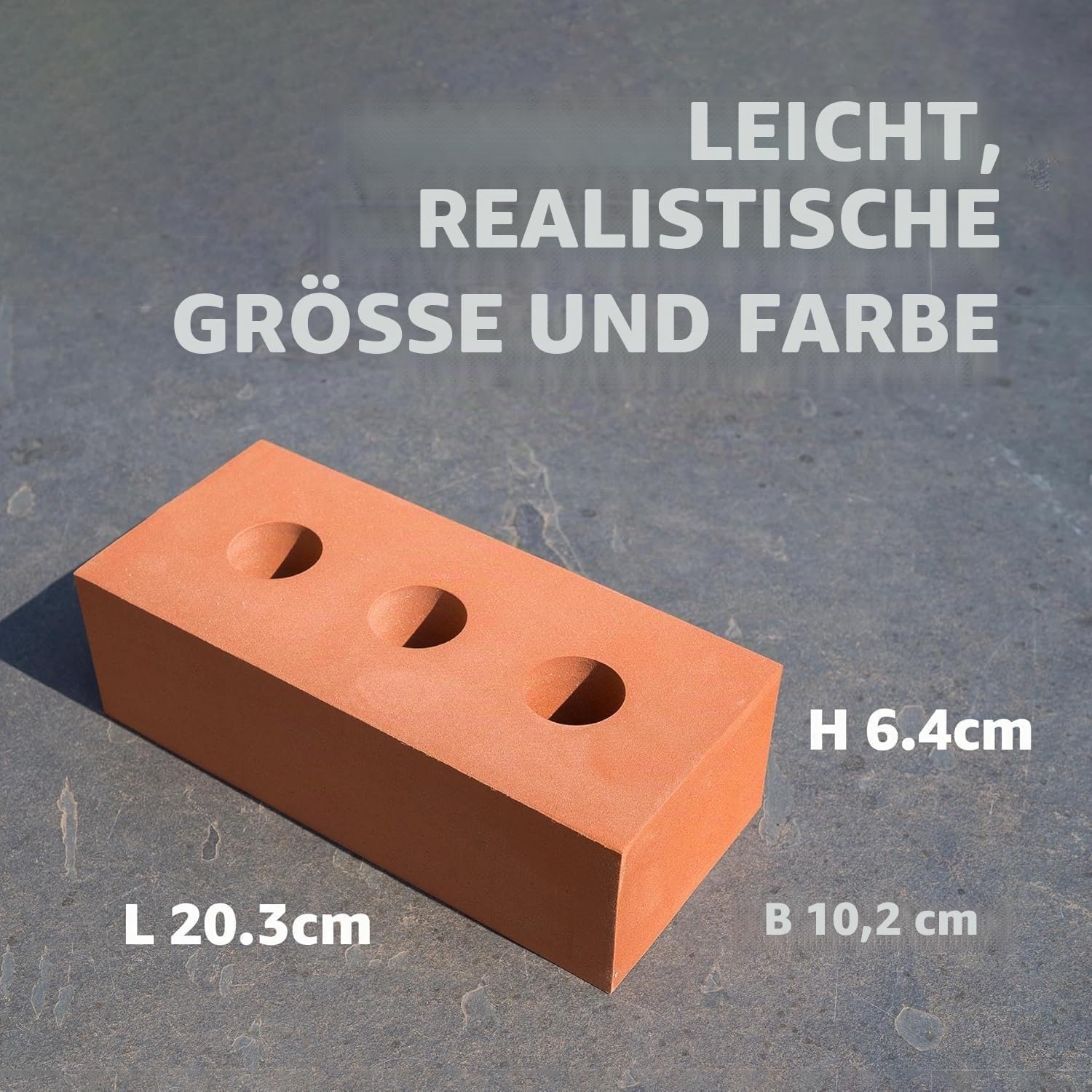 Bluecaps Schaumstoff-Bausteine, lebensgroß, realistisches Kinderbauspielzeug