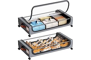 Under Bed Shoe Organizer Bins