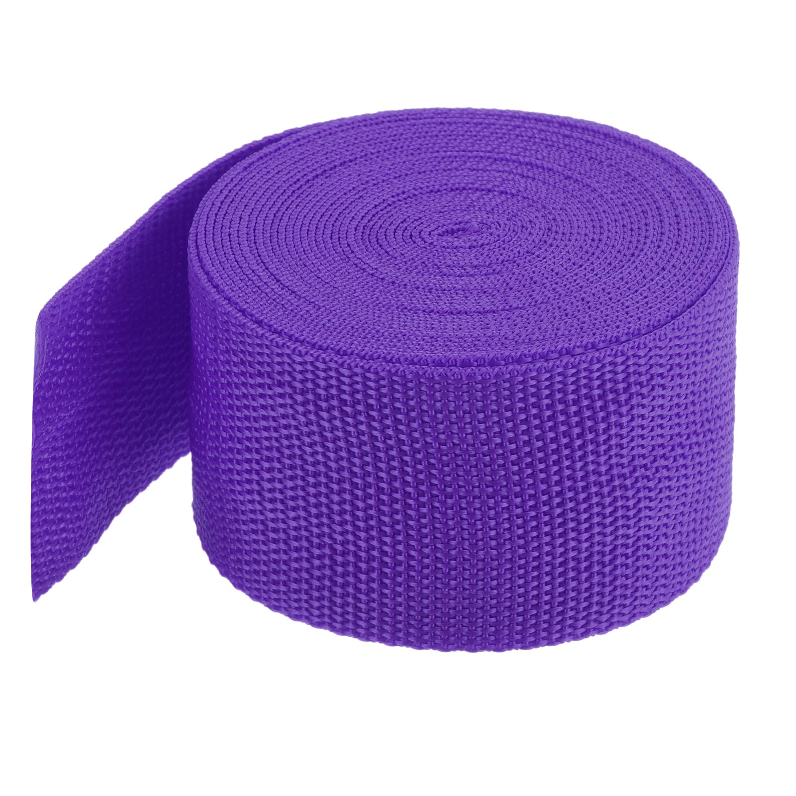 MECCANIXITY Lightweight Polypropylene Webbing Strap 2" 5 Yard Backpack Strapping Band Dark Purple for Outdoor Luggage Cargo Straps