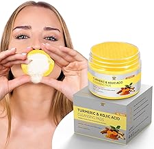 Kojic Acid and Turmeric Cleansing Pads, Turmearic Cleansing with Vitamin B5, Vitamin C, Infused Foaming Exfoliating, Turmeric Lemon Chamomile Pads for Face (TR-14)