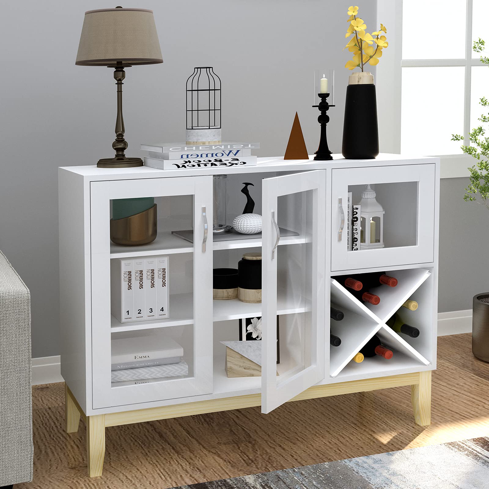 Buy Tiptiper Modern Buffet Sideboard Buffet Storage