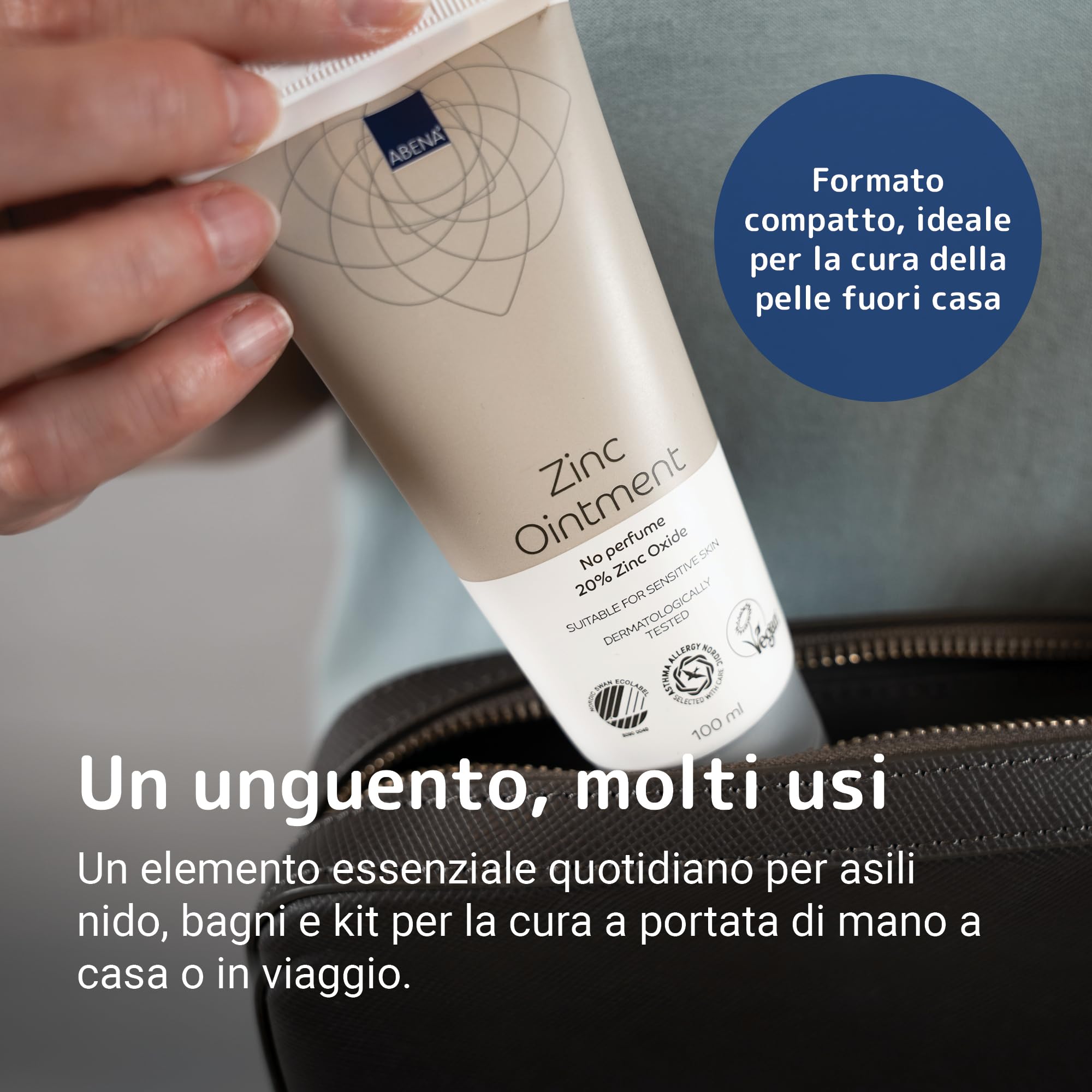 ABENA Zinco unguento 100 ml 20% ossido di zinco barriera protettiva pelle