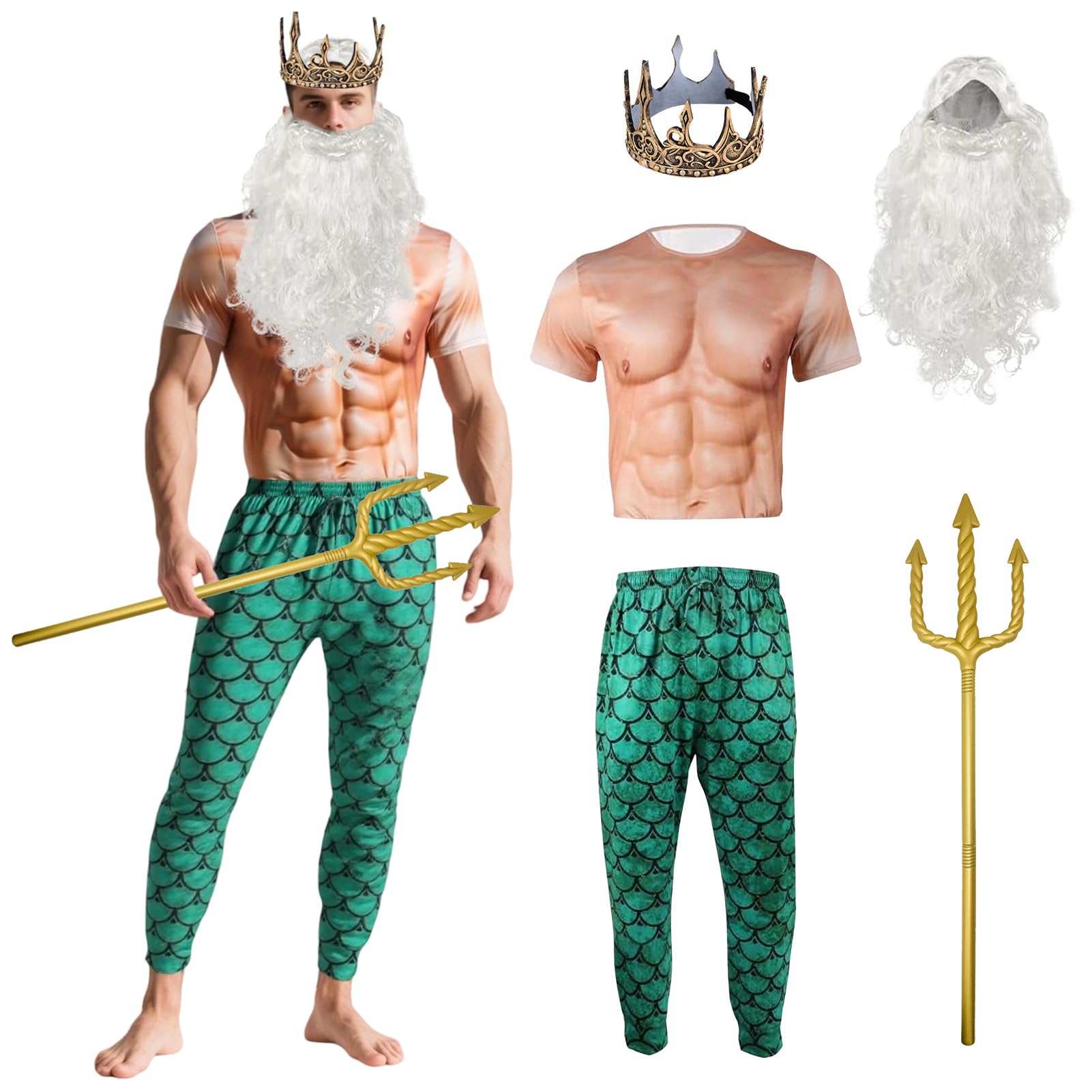 King Trident Halloween Costume