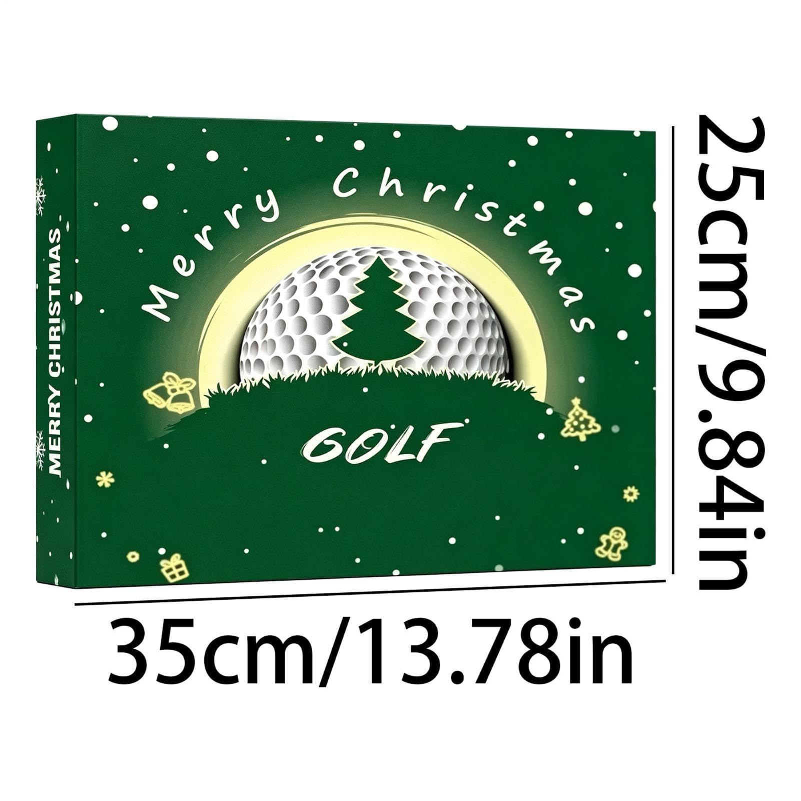 Golf Advent 2026 Calendrier de Noël Réutilisable 24 Jours
