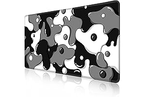 G840 XL Gaming Mousepad Extra-Large,Black White Japanese Style Sakura Mouse Pad,Extended Gaming...