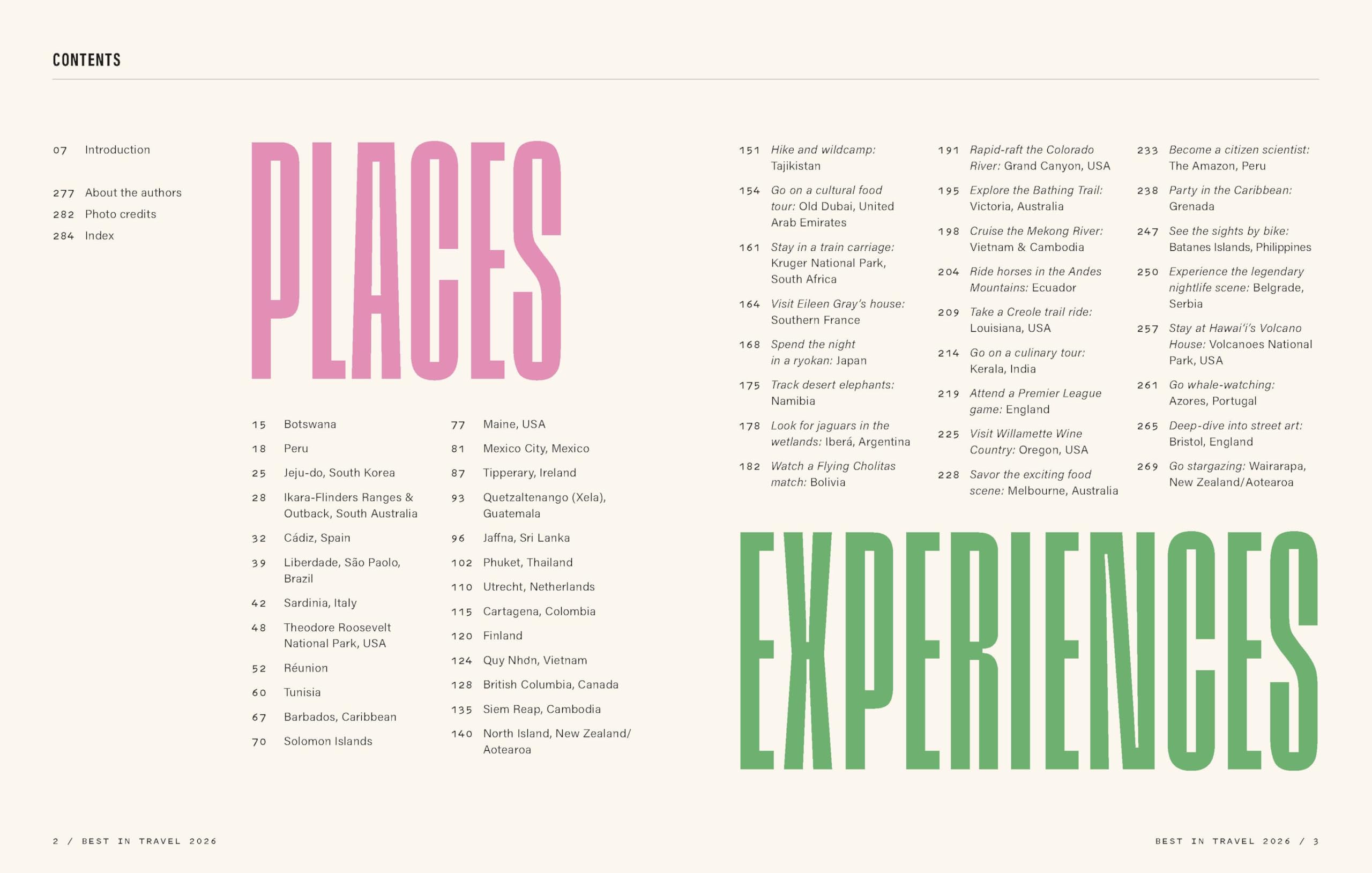 Lonely Planet's Best in Travel 2026 -anglais-: A Year's Worth of Travel Inspiration | Brand New Top 25 Places & Experiences | Trip Planning Tips & Advice