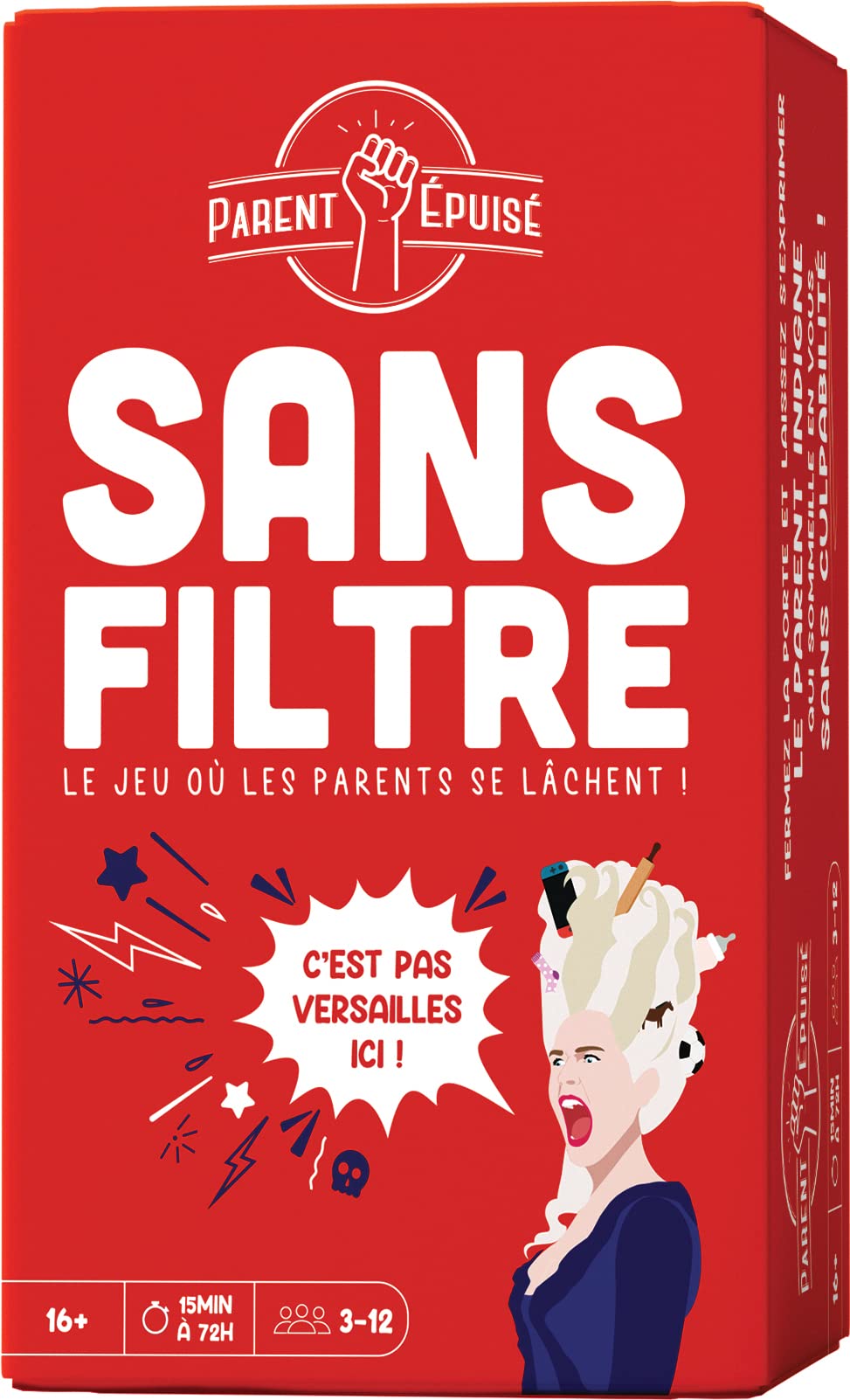 Asmodee - Parent Epuisé : sans Filtre - Jeu de société - Jeu de Cartes à partir de 16 Ans - 3 à 12 Joueurs - 15 Min